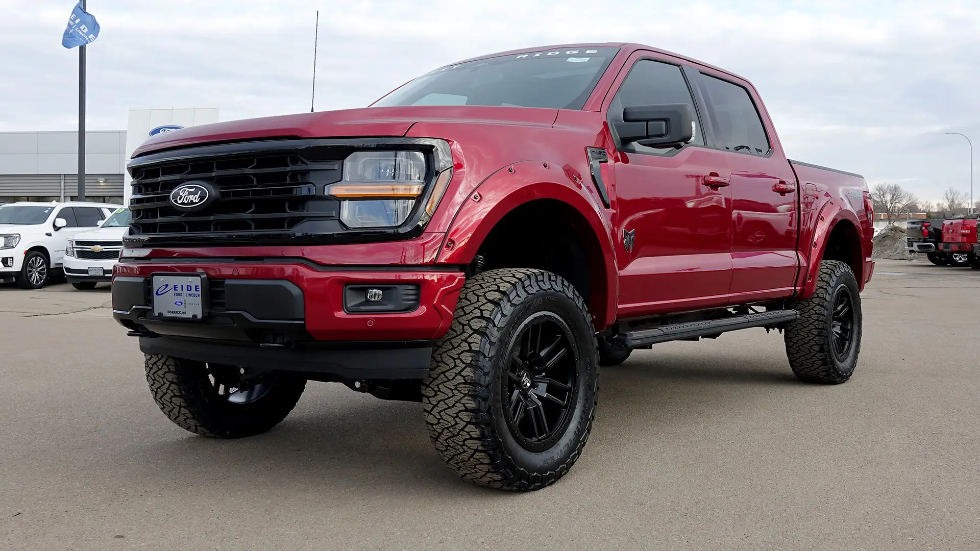 F-150 Red Exterior View 2